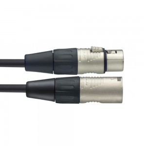 Stagg 3m / 10 ft Premium XLR M/F Microphone Cable - Black